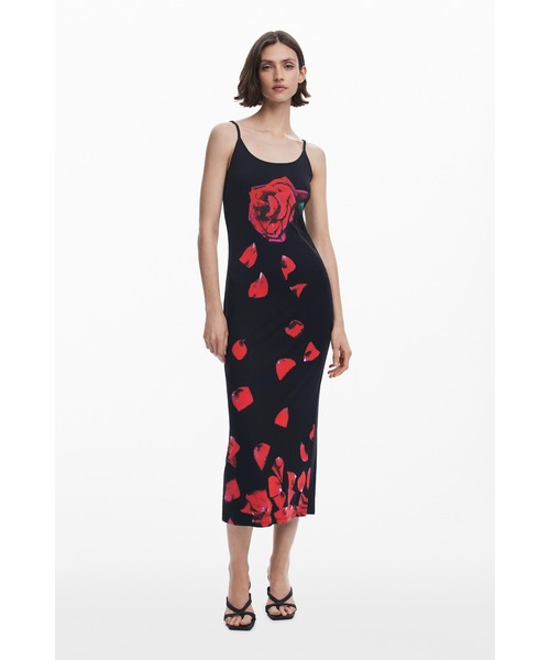デシグアル Desigual チーターモチーフ Tシャツワンピース