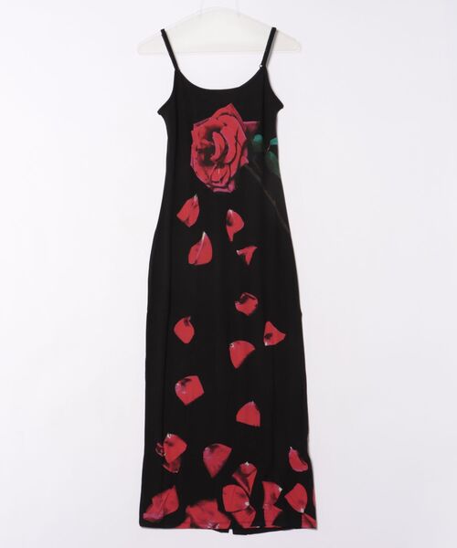 Desigual(デシグアル)の「【Desigual x Tyler McGillivary】ミディ丈フラワードレス ブラック(ワンピース・レディース・ブラック・S/M/L/XS/XL)」の7枚目の写真