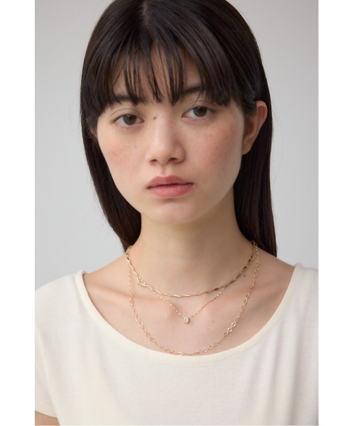 AZUL by moussy（アズールバイマウジー）の「3連ネックレス（ネックレス・レディース・シルバー/ゴールド系その他・FREE）」の9枚目の写真