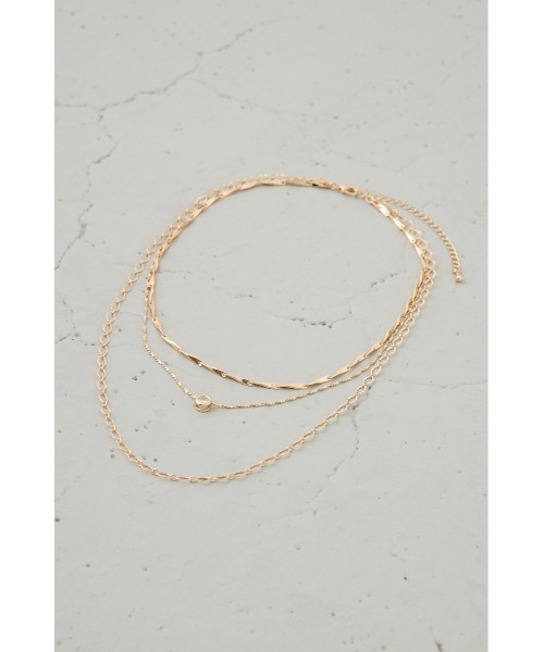 AZUL by moussy（アズールバイマウジー）の「3連ネックレス（ネックレス・レディース・シルバー/ゴールド系その他・FREE）」の11枚目の写真