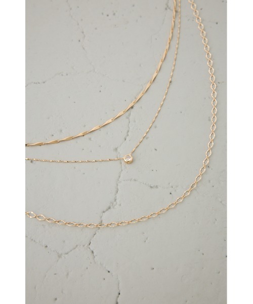 AZUL by moussy（アズールバイマウジー）の「3連ネックレス（ネックレス・レディース・シルバー/ゴールド系その他・FREE）」の13枚目の写真