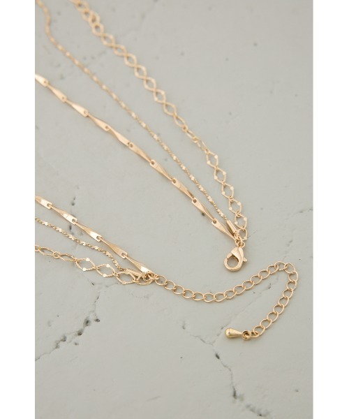 AZUL by moussy（アズールバイマウジー）の「3連ネックレス（ネックレス・レディース・シルバー/ゴールド系その他・FREE）」の14枚目の写真