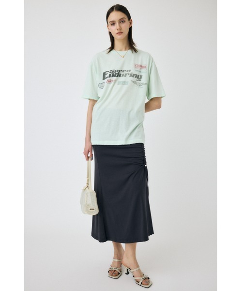 MOUSSY（マウジー）の「COLLECTED MARKS Tシャツ（Tシャツ/カットソー・レディース・オフホワイト/ミント/ライトブラック・FREE）」の16枚目の写真