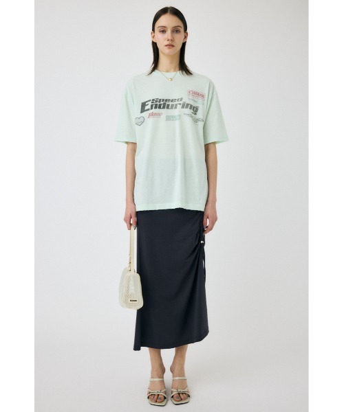 MOUSSY（マウジー）の「COLLECTED MARKS Tシャツ（Tシャツ/カットソー・レディース・オフホワイト/ミント/ライトブラック・FREE）」の17枚目の写真