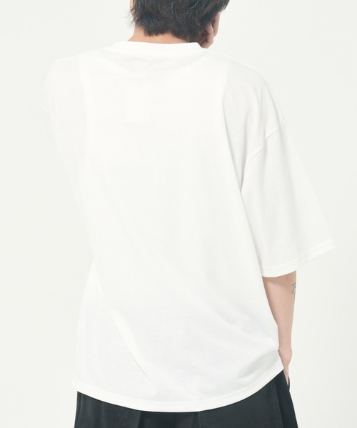 CORISCO（コリスコ）の「アニマルヒップホップ柄Tシャツ(M1)（Tシャツ/カットソー・メンズ・オートミール/ホワイト系1/ブラック系2/グレー系1/ブラック系1/グレー系2/ホワイト系2/キナリ・LARGE/MEDIUM/X-LARGE）」の10枚目の写真