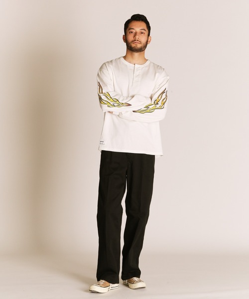 schott（ショット）の「Schott/ショット/CHINO TROUSERS/チノ トラウザーズ（チノパンツ・メンズ・ブラック/ブルーグレー・30/32/34/36）」の10枚目の写真