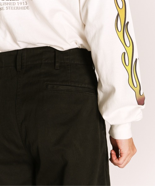 schott（ショット）の「Schott/ショット/CHINO TROUSERS/チノ トラウザーズ（チノパンツ・メンズ・ブラック/ブルーグレー・30/32/34/36）」の9枚目の写真