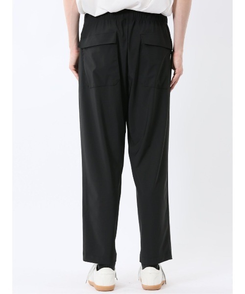 TAKA-Q（タカキュー）の「【接触冷感 ストレッチ】タカキュー Sauna Camp×T/Q ととのい テーパードパンツ(セットアップ可能)（その他パンツ・メンズ・ネイビー/ブラック・MEDIUM/LARGE/X-LARGE）」の7枚目の写真