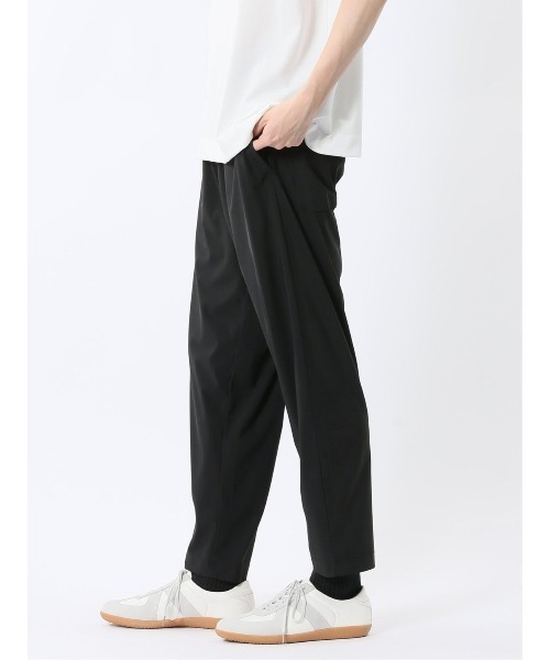 TAKA-Q（タカキュー）の「【接触冷感 ストレッチ】タカキュー Sauna Camp×T/Q ととのい テーパードパンツ(セットアップ可能)（その他パンツ・メンズ・ネイビー/ブラック・MEDIUM/LARGE/X-LARGE）」の10枚目の写真