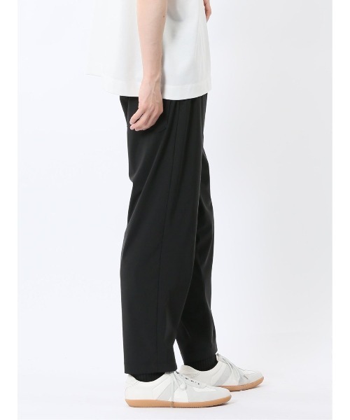 TAKA-Q（タカキュー）の「【接触冷感 ストレッチ】タカキュー Sauna Camp×T/Q ととのい テーパードパンツ(セットアップ可能)（その他パンツ・メンズ・ネイビー/ブラック・MEDIUM/LARGE/X-LARGE）」の12枚目の写真