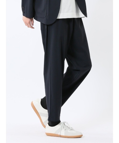 TAKA-Q（タカキュー）の「【接触冷感 ストレッチ】タカキュー Sauna Camp×T/Q ととのい テーパードパンツ(セットアップ可能)（その他パンツ・メンズ・ネイビー/ブラック・MEDIUM/LARGE/X-LARGE）」の21枚目の写真
