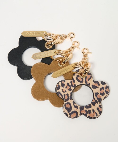 HASHIBAMI（ハシバミ）の「【別注】＜Hashibami＞フラワーモチーフ ハンドストラップ/スマホストラップ（スマホグッズ・レディース・ベージュ/その他1/ブラック・FREE）」の22枚目の写真