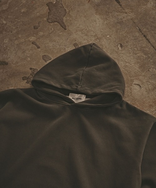 ALL RUNS（オールランズ）の「ヴィンテージ加工 カンガルーポケットフーディー（パーカー・メンズ・レッド/ブラック/パープル/ブラウン・L/M/XL）」の21枚目の写真