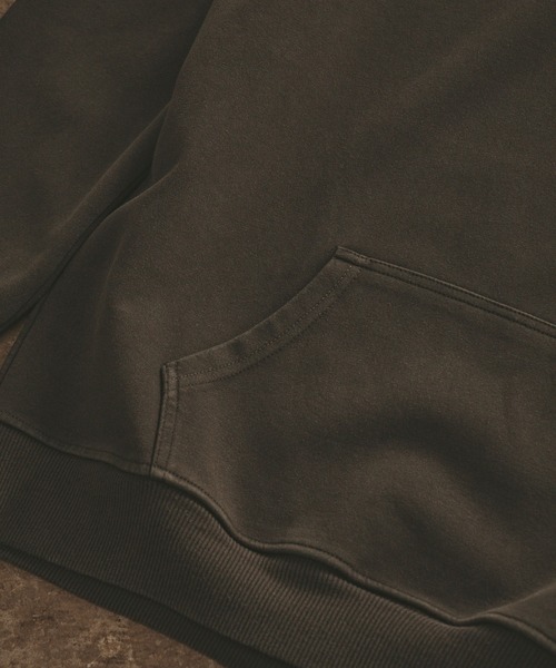 ALL RUNS（オールランズ）の「ヴィンテージ加工 カンガルーポケットフーディー（パーカー・メンズ・レッド/ブラック/パープル/ブラウン・L/M/XL）」の22枚目の写真