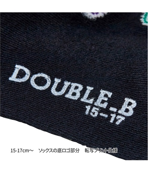 DOUBLE_B(ダブルビー)の「Lift Off!デザインソックス(ソックス/靴下・キッズ・ブラック/マルチ・11-13cm/13-15cm/15-17cm/17-19cm/19-21cm)」の4枚目の写真