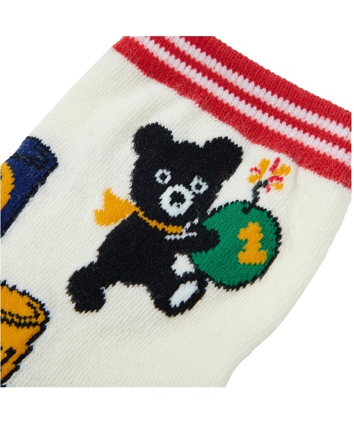 DOUBLE_B(ダブルビー)の「Lift Off!デザインソックス(ソックス/靴下・キッズ・ブラック/マルチ・11-13cm/13-15cm/15-17cm/17-19cm/19-21cm)」の5枚目の写真