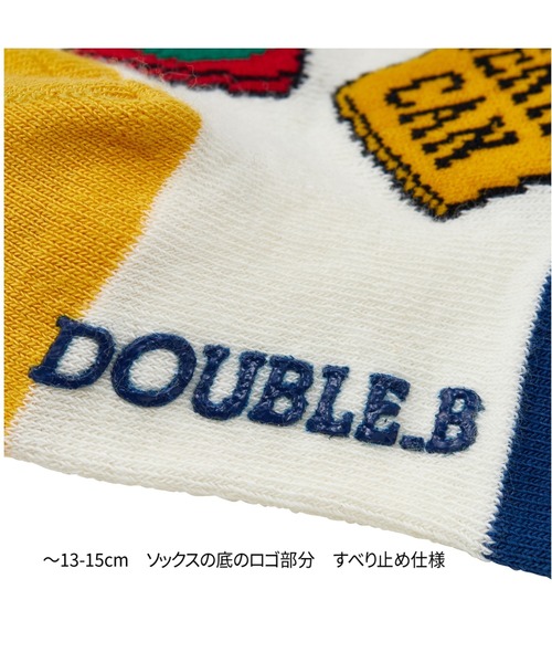 DOUBLE_B(ダブルビー)の「Lift Off!デザインソックス(ソックス/靴下・キッズ・ブラック/マルチ・11-13cm/13-15cm/15-17cm/17-19cm/19-21cm)」の6枚目の写真