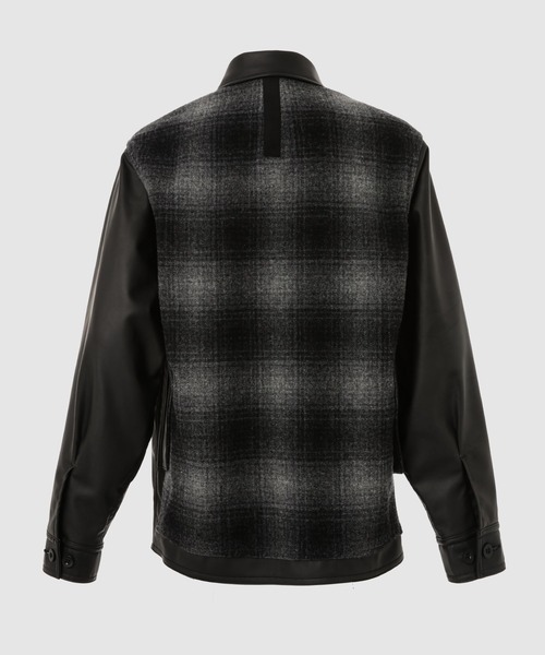 FILSON」W-NAME SHINSETIC LEATHER MACKINAW CRUISER JACKET
