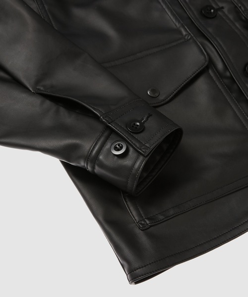 セール】「FILSON」W-NAME SHINSETIC LEATHER MACKINAW CRUISER JACKET