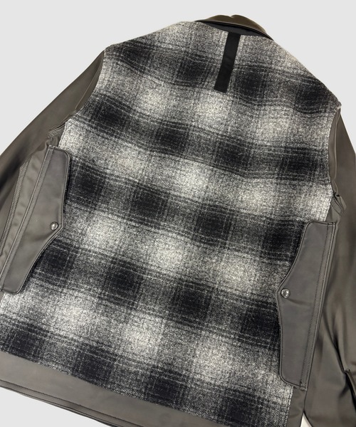 FILSON」W-NAME SHINSETIC LEATHER MACKINAW CRUISER JACKET