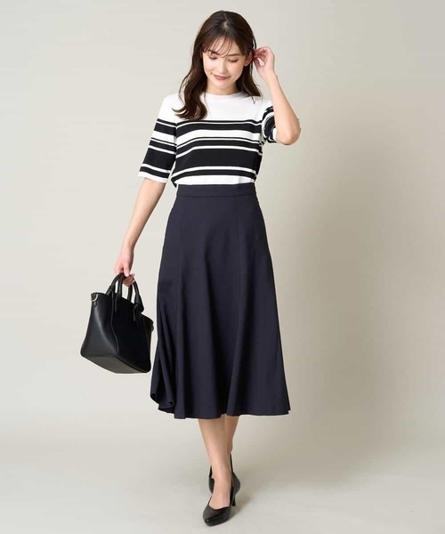 a.v.v（アーヴェヴェ）の「【洗える/UVカット】クルーネックニット（ニット/セーター・レディース・ブルー/ミント/レッド・36/34/42/38/40）」の7枚目の写真