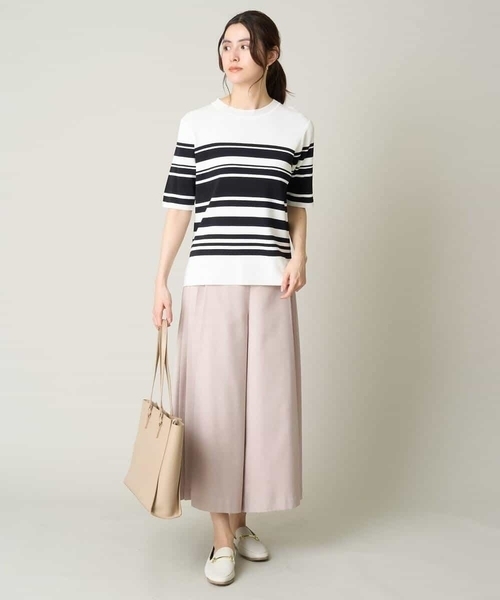 a.v.v（アーヴェヴェ）の「【洗える/UVカット】クルーネックニット（ニット/セーター・レディース・ブルー/ミント/レッド・36/34/42/38/40）」の11枚目の写真