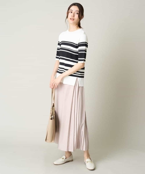 a.v.v（アーヴェヴェ）の「【洗える/UVカット】クルーネックニット（ニット/セーター・レディース・ブルー/ミント/レッド・36/34/42/38/40）」の12枚目の写真