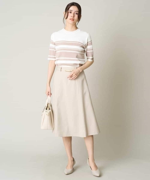 a.v.v（アーヴェヴェ）の「【洗える/UVカット】クルーネックニット（ニット/セーター・レディース・ブルー/ミント/レッド・36/34/42/38/40）」の19枚目の写真