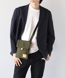 Pistache サコッシュ 日本製 アーミーダック使用 薄型