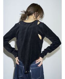 Htage | 【Htage】バックオープンデザインロングスリーブTee(Tシャツ/カットソー)