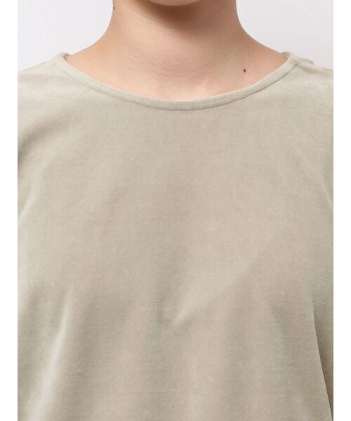 tシャツ 「Htage」バックオープンデザインロングスリーブTee レディース Htage】バックオープンデザインロングスリーブTee（Tシャツ