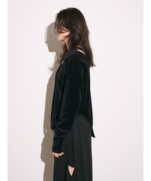 Htage（テージ）の「【Htage】バックオープンデザインロングスリーブTee（Tシャツ/カットソー・レディース・ブラック/ブルー/ヘザーグレー・FREE）」の21枚目の写真