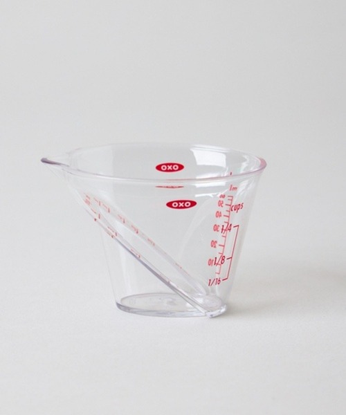 OXO】アングルドメジャーカップ 60ml /346506（キッチンツール