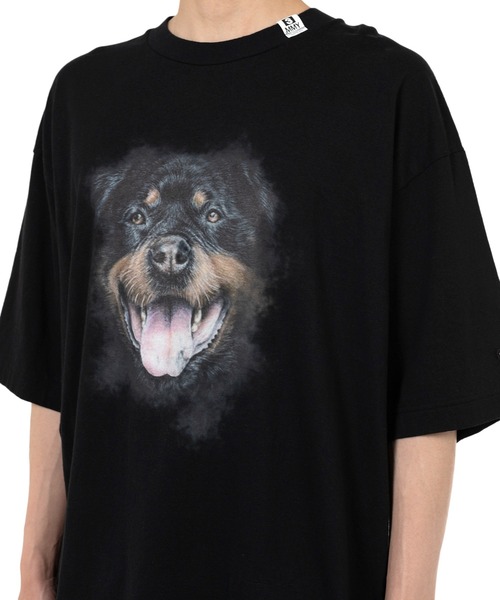 Maison MIHARA YASUHIRO（メゾンミハラヤスヒロ）の「Dog Printed T-shirt（Tシャツ/カットソー・メンズ・ブラック/ホワイト・44/46/48/50）」の15枚目の写真