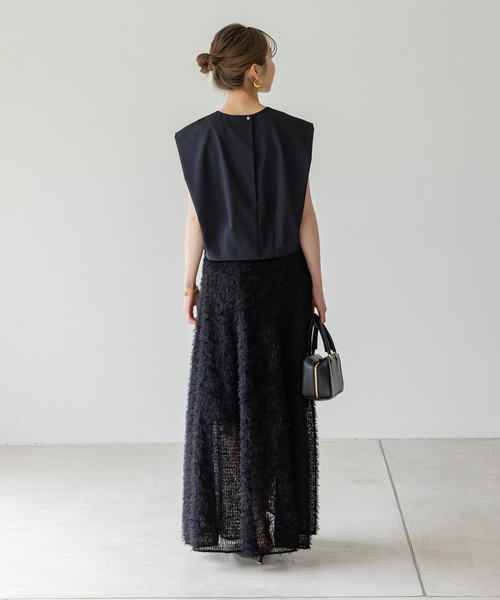 フェザーチュールフレアスカート（スカート）｜NOBLE（ノーブル