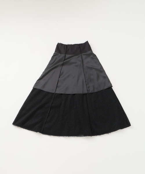 フェザーチュールフレアスカート（スカート）｜NOBLE（ノーブル