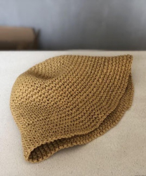 TONE SELECT GOODS（トーンセレクトグッズ）の「pur chouchou/シンプル 麦わら ペーパーハット P4483（ハット・レディース・ブラウン/ダークブラウン/ベージュ/ブラック・FREE）」の10枚目の写真