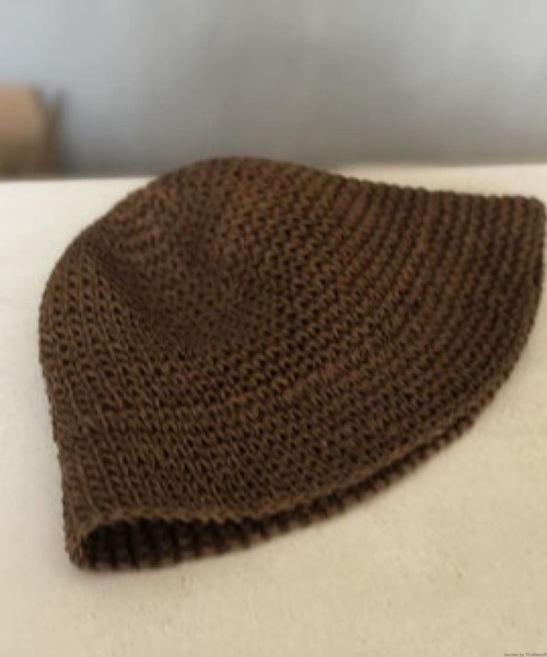 TONE SELECT GOODS（トーンセレクトグッズ）の「pur chouchou/シンプル 麦わら ペーパーハット P4483（ハット・レディース・ブラウン/ダークブラウン/ベージュ/ブラック・FREE）」の12枚目の写真