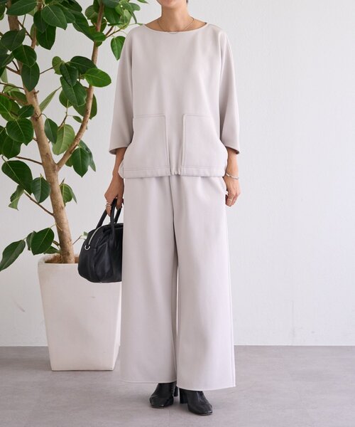 BEARDSLEY（ビアズリー）の「リップルダンボールウエストリブパンツ