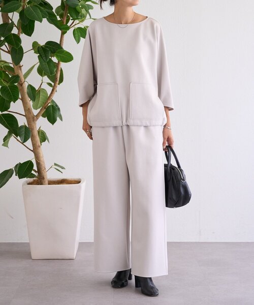 BEARDSLEY（ビアズリー）の「リップルダンボールウエストリブパンツ