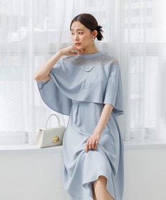 【formformaオリジナル】スタッフ企画・ケープデザインドレス/結婚式/パーティー/お呼ばれ