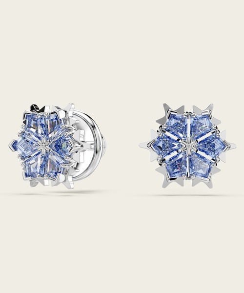 SWAROVSKI(スワロフスキー)の「【公式】【スワロフスキー】Magic スタッドピアス, スノーフレーク, ブルー, ロジウム・プレーティング(ピアス(両耳用)・レディース・ブルー・ONESIZE)」の2枚目の写真