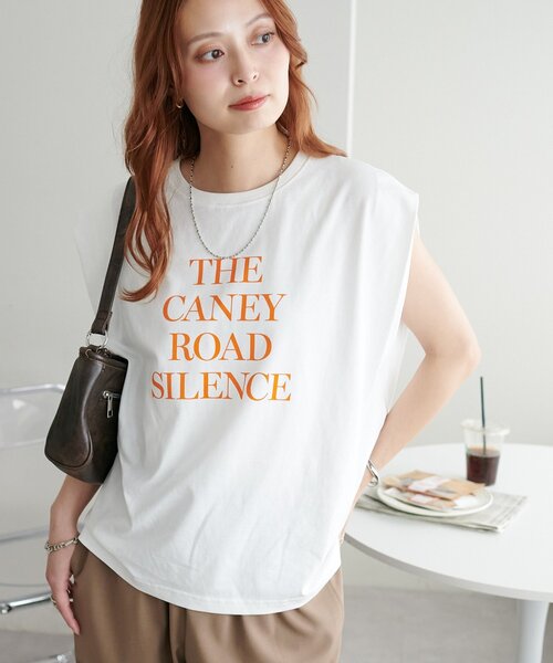 DISCOAT(ディスコート)の「ノースリアソートTシャツ(Tシャツ/カットソー・レディース・ホワイト/ピンク/オフホワイト/チャコールグレー・FREE)」の8枚目の写真