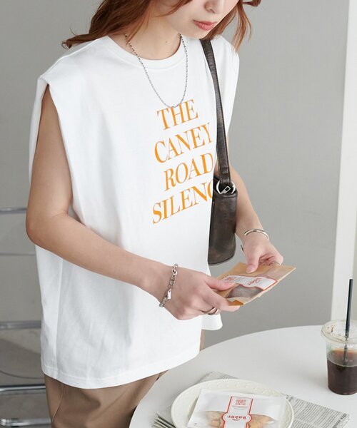 DISCOAT(ディスコート)の「ノースリアソートTシャツ(Tシャツ/カットソー・レディース・ホワイト/ピンク/オフホワイト/チャコールグレー・FREE)」の9枚目の写真
