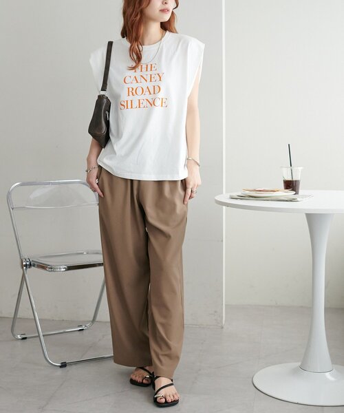 DISCOAT(ディスコート)の「ノースリアソートTシャツ(Tシャツ/カットソー・レディース・ホワイト/ピンク/オフホワイト/チャコールグレー・FREE)」の11枚目の写真