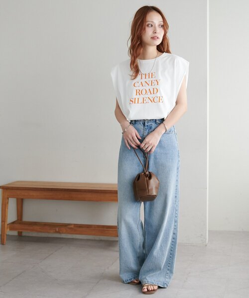 DISCOAT(ディスコート)の「ノースリアソートTシャツ(Tシャツ/カットソー・レディース・ホワイト/ピンク/オフホワイト/チャコールグレー・FREE)」の13枚目の写真