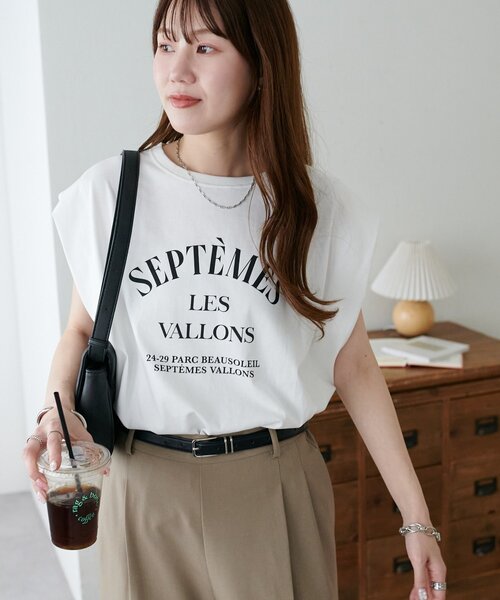 DISCOAT(ディスコート)の「ノースリアソートTシャツ(Tシャツ/カットソー・レディース・ホワイト/ピンク/オフホワイト/チャコールグレー・FREE)」の17枚目の写真