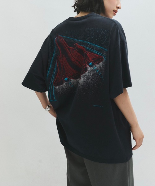 Oblada(オブラダ)の「【oblada(オブラダ)】SPACE TEE(Tシャツ/カットソー・レディース・ネイビー・FREE)」の8枚目の写真