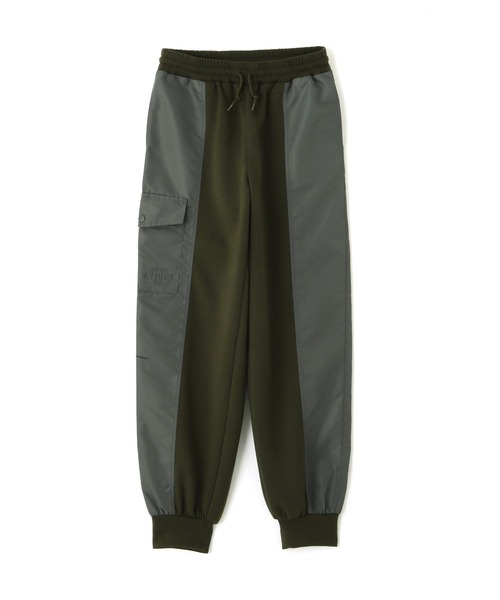 AVIREX(アヴィレックス)の「NYLON COMBI LONG PANTS/ナイロンコンビロングパンツ(スウェットパンツ・レディース・オリーブ/ブラック/グレー・M/S)」の20枚目の写真