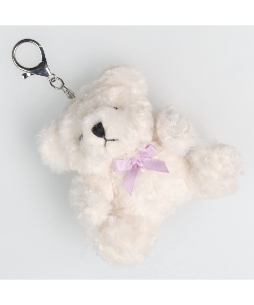 Kids Foret（キッズフォーレ）の「くまマスコット付リュック（バックパック/リュック・キッズ・ラベンダー/ブラック・L/M）」の10枚目の写真